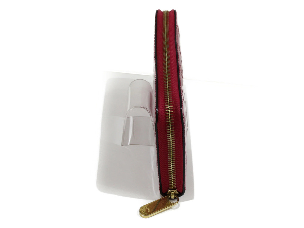 Louis Vuitton Wallet Pink Zippy Long Vernis Pink